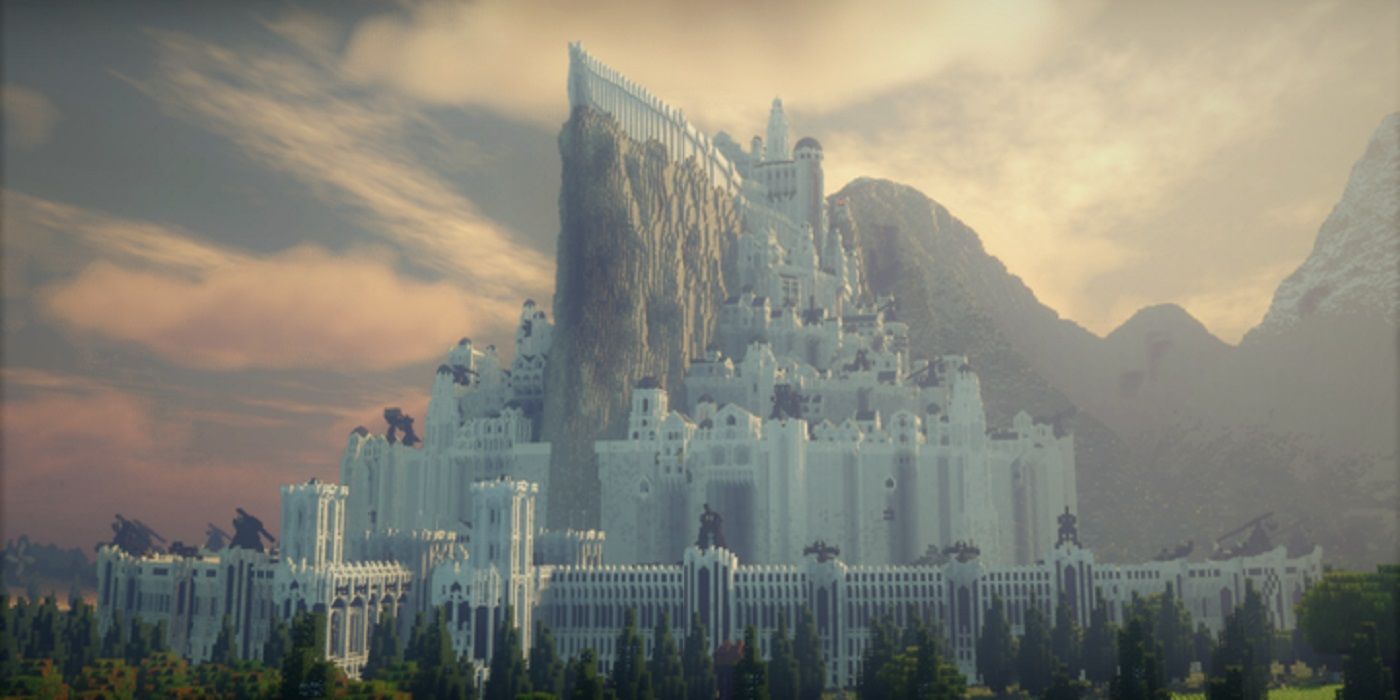 Minecraft Middle Earth Minas Tirith.