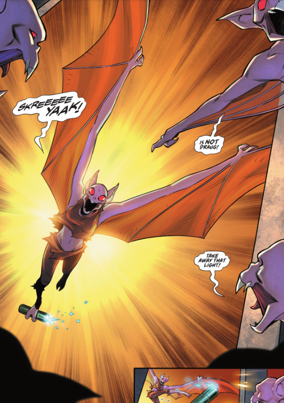 Miss Martian as a Draug Vampire in Batman Santa Claus Silent Knight #2