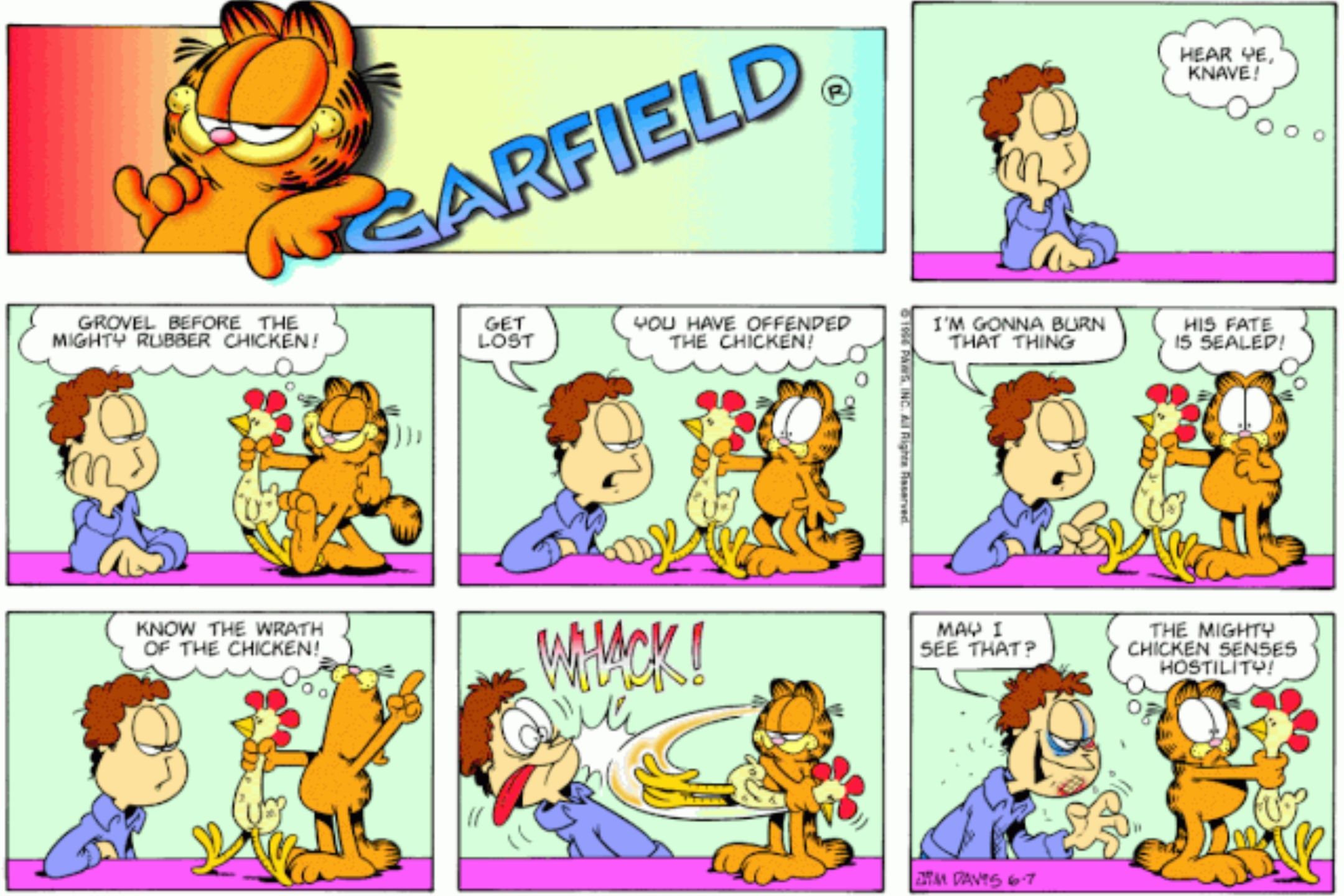 10 Funniest Garfield Comics Where Garfield Beats Up Jon