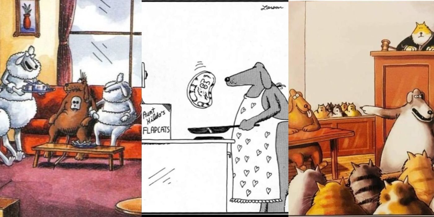 15 Absolutely Ridiculous Far Side Strips About Goldfish