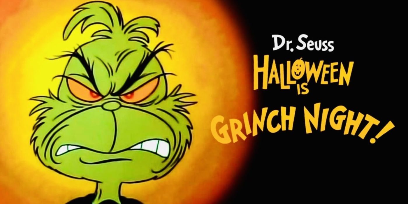 The Grinch looks angry in Halloween is Grinch Night