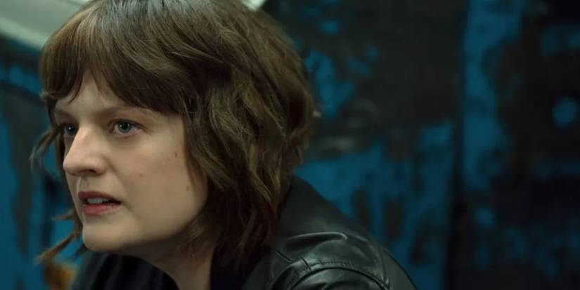 Kirby (Elisabeth Moss) looks concerned in Shining Girls