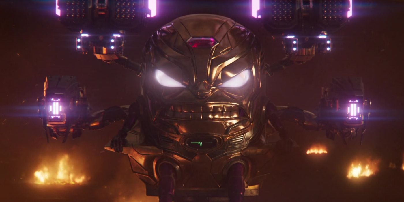 MODOK in Ant-Man and the Wasp: Quantumania (2023) preparing to fire his weapons