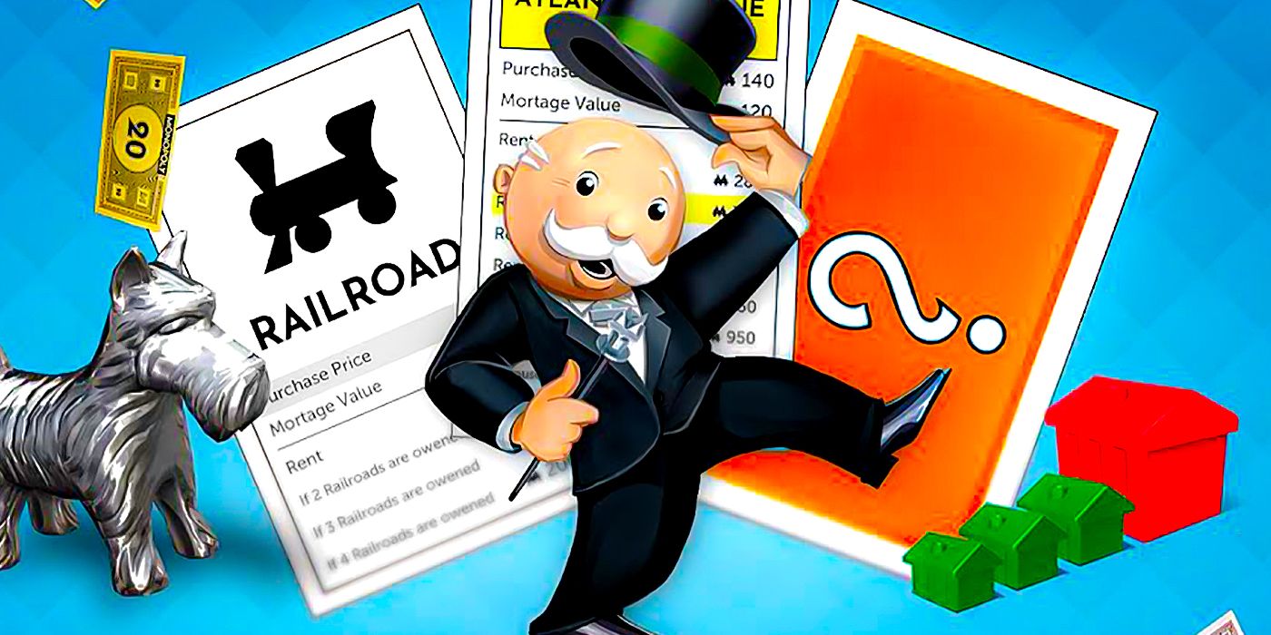 Monopoly Man posing in Monopoly cover