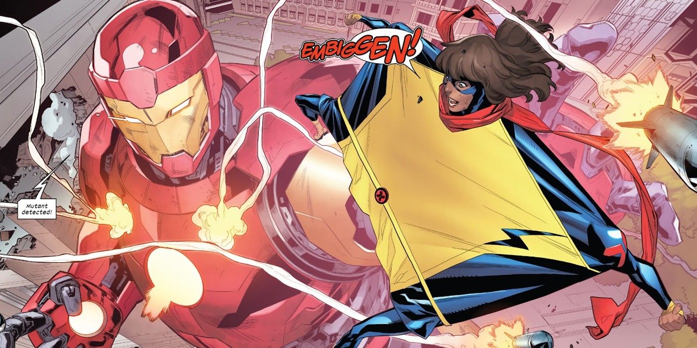 Ms. Marvel embiggen vs Stark Sentinel