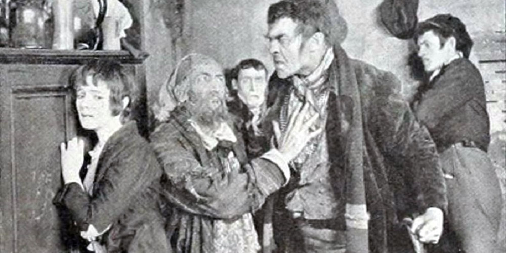 One of the only surviving stills of Raymond Hatton as Dodger in Oliver Twist 1916