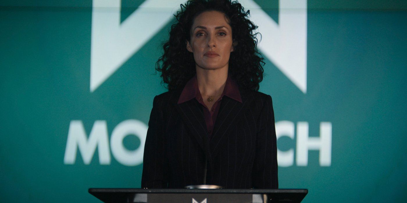 Natalia Verdugo gives a press conference in Monarch Legacy of Monsters