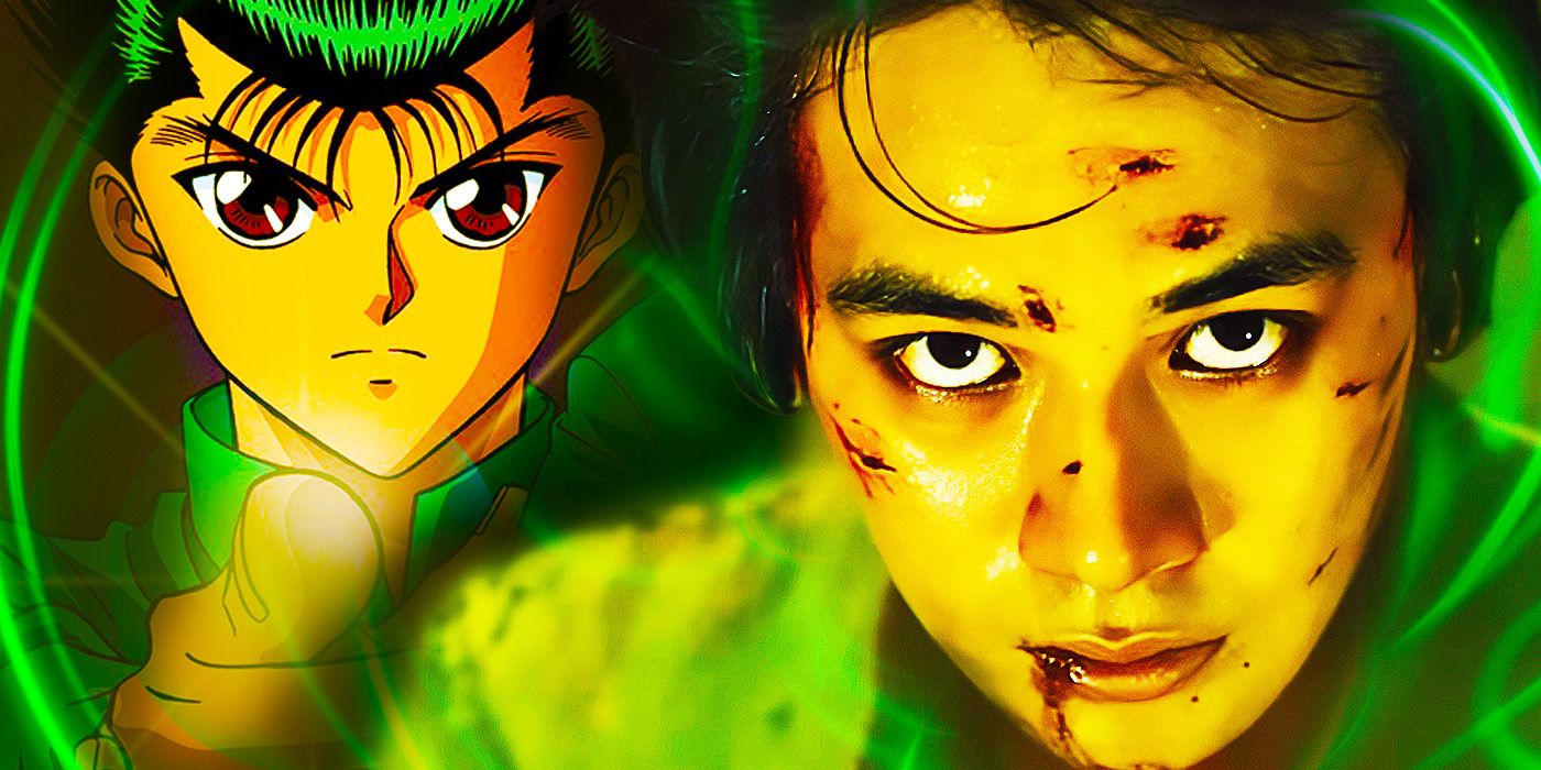 Yusuke Urameshi in the Yu Yu Hakusho anime and the Netflix live-action adaptation