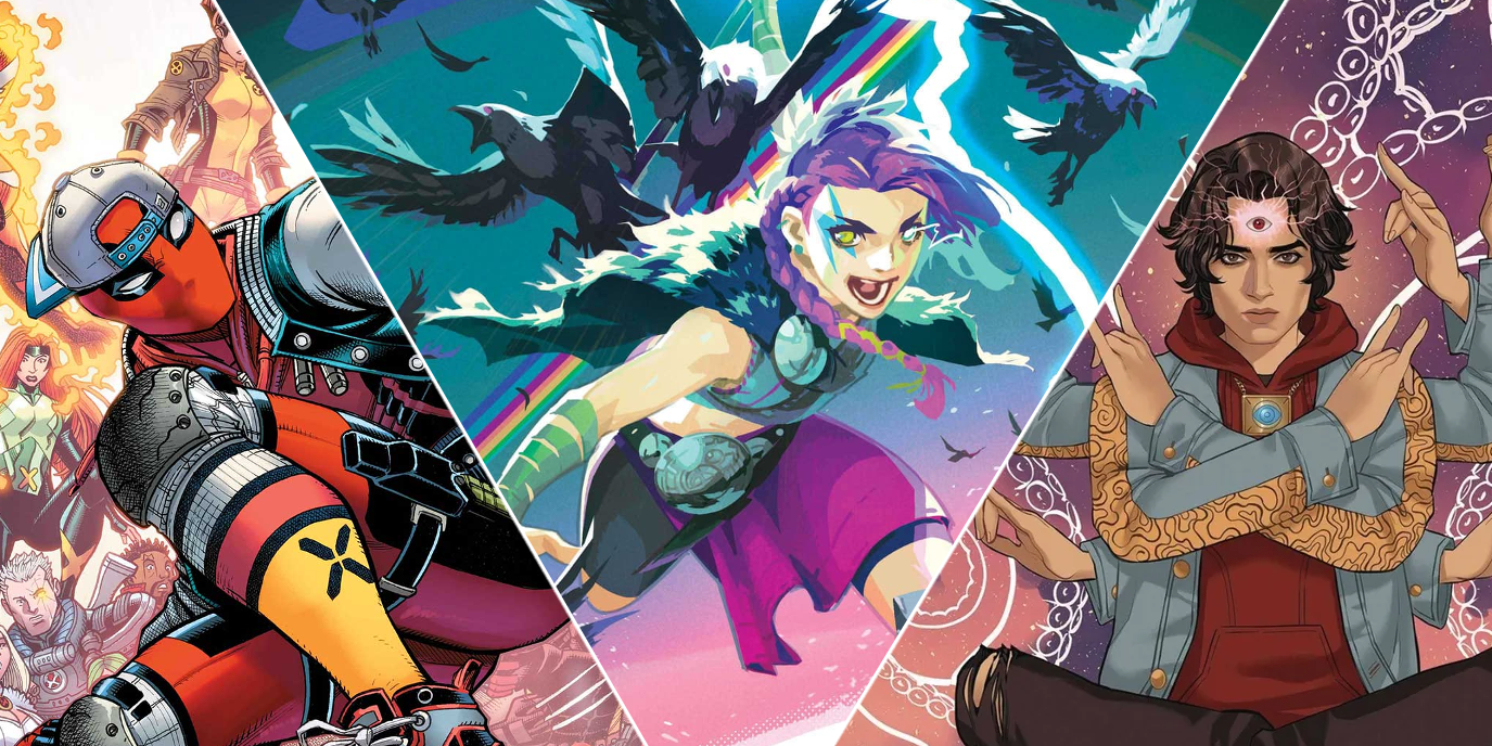 New Champions Covers Collage Deadpool Thor Doctor Strange