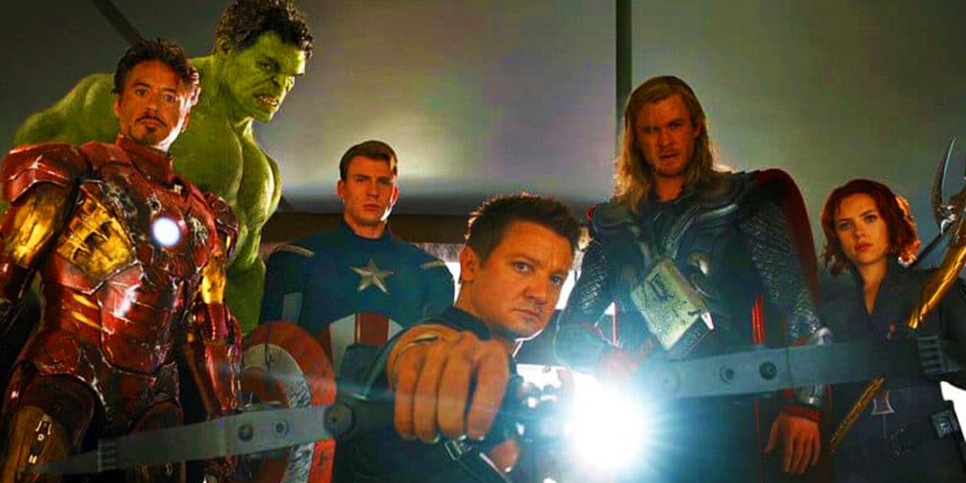 Original Avengers detaining Loki in The Avengers 2012