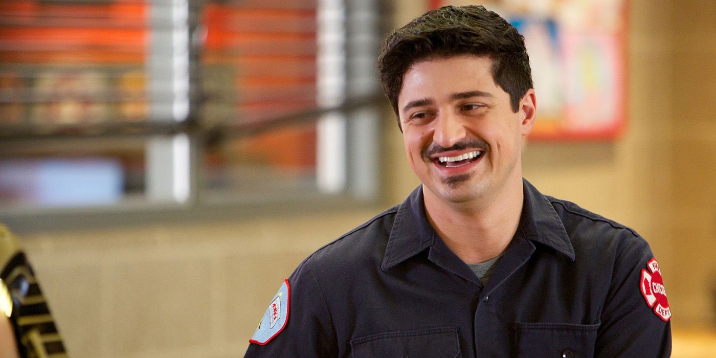 Otis laughing in Chicago Fire