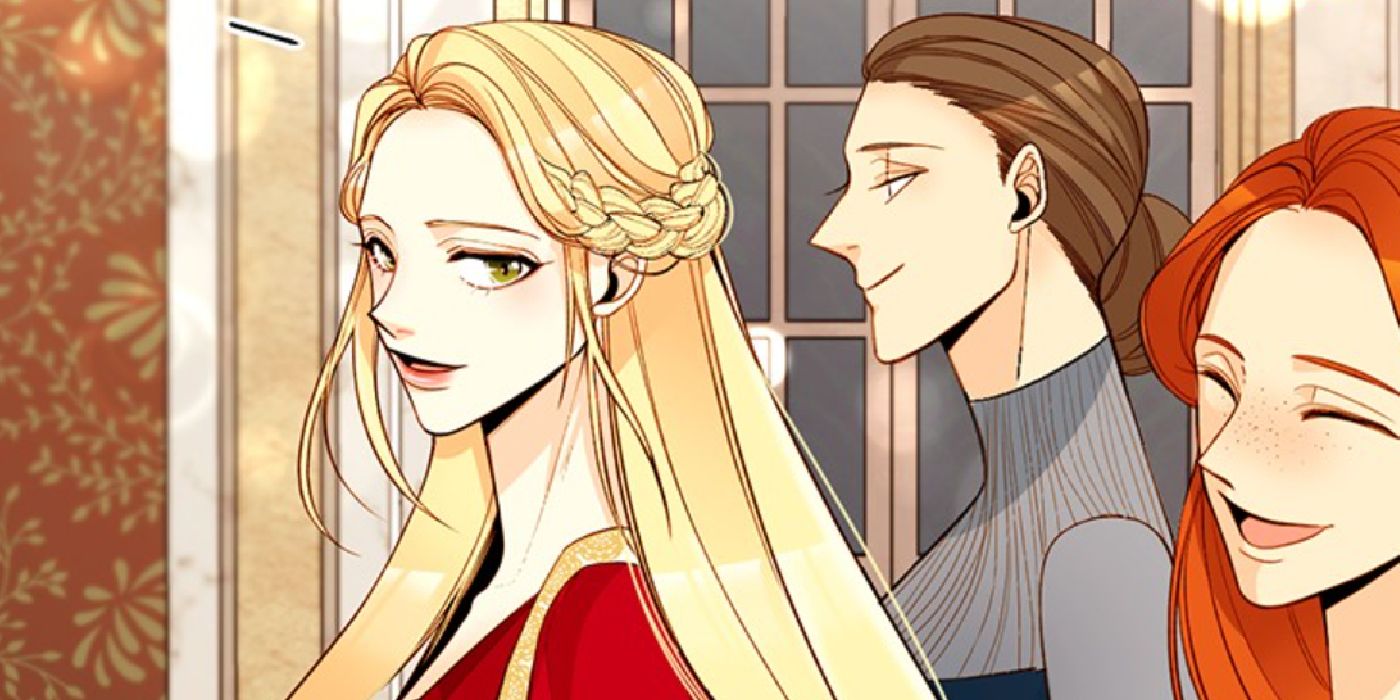 Painel da Imperatriz Manhwa casada novamente no Webtoon