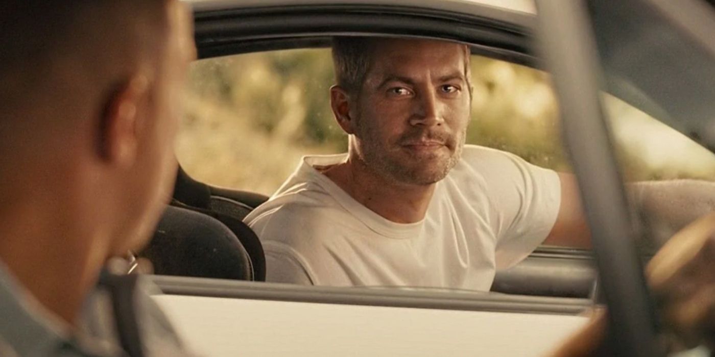 Paul Walker's last appearance as Brian O'Conner in The Fast and Furious franchise 