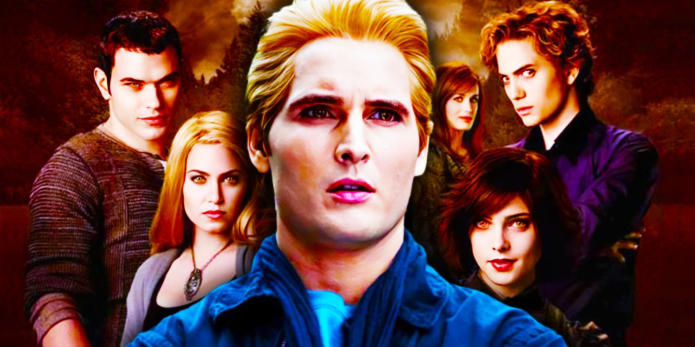 Peter Facinelli as Carlisle Cullen and the other Cullen family members in Twilight