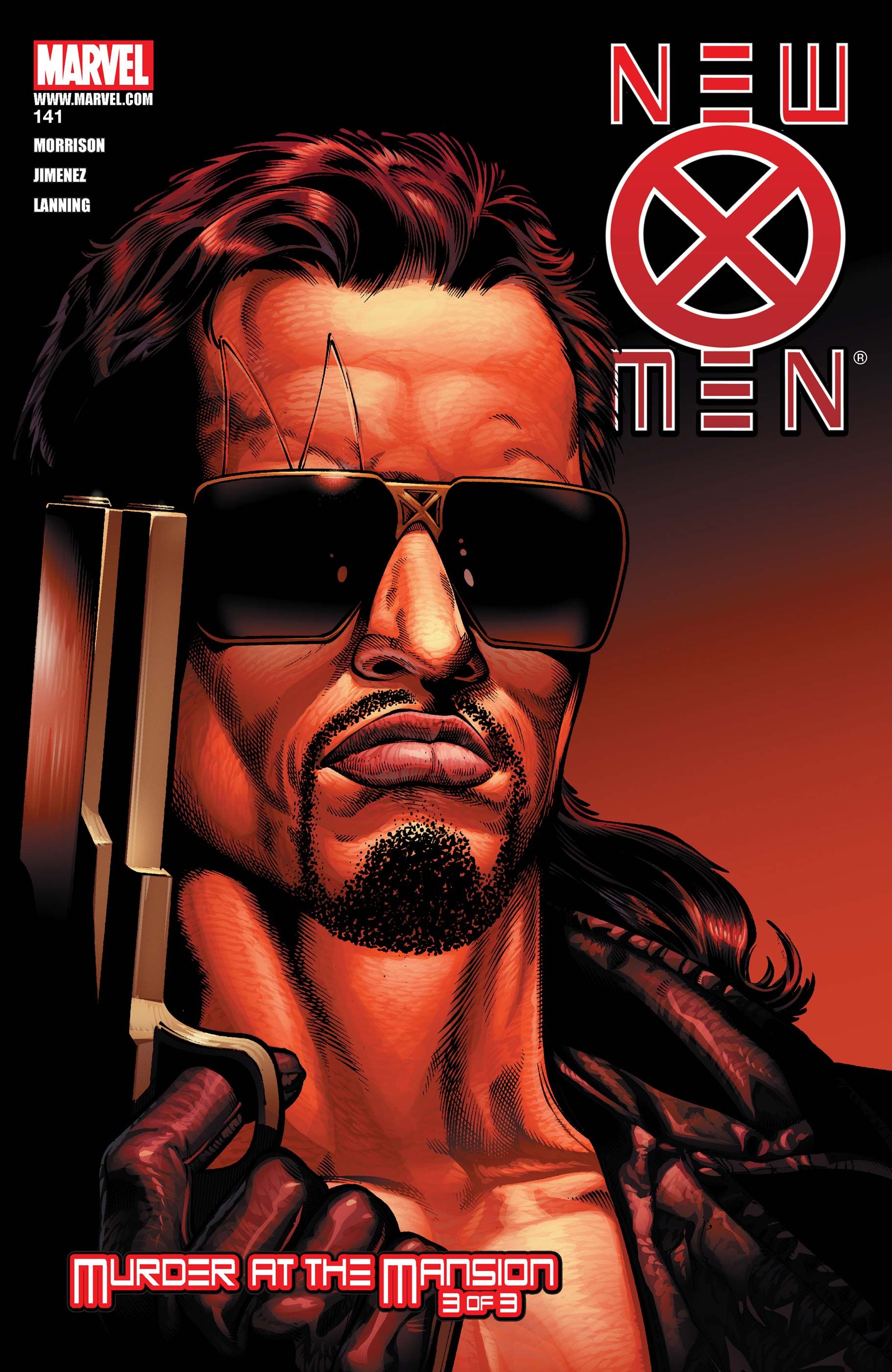 Bishop on Phil Jiminez's cover to New X-Men #141