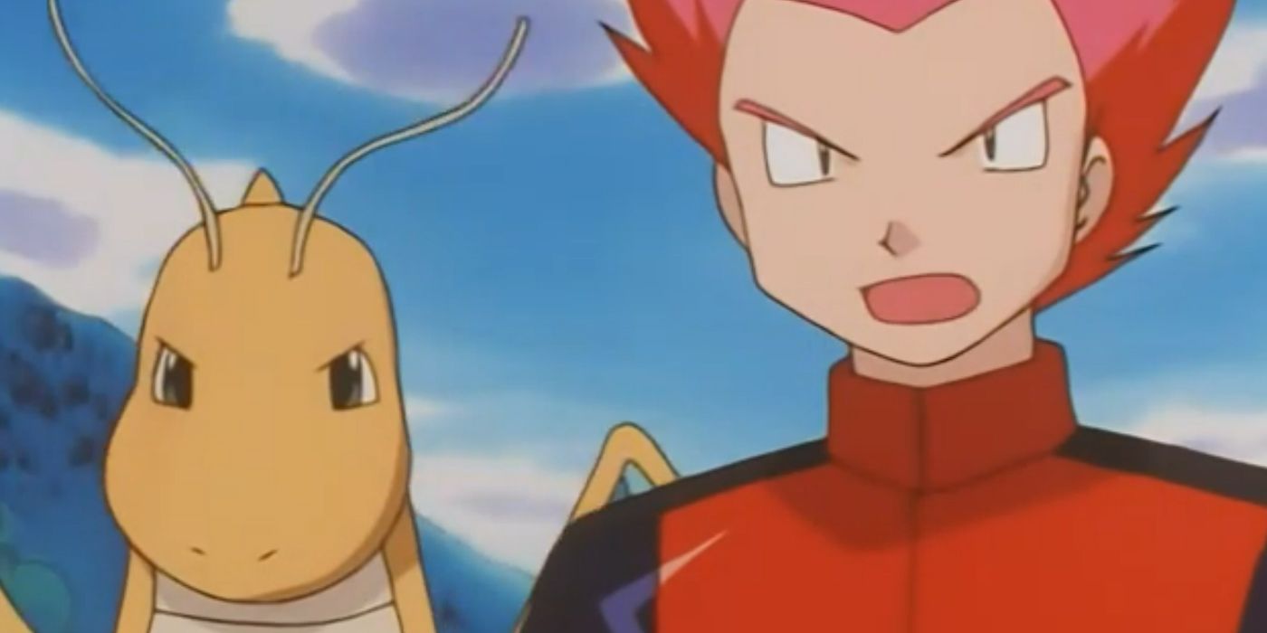 Pokémon: Lance se levanta e seu Dragonite e ambos estão com raiva.