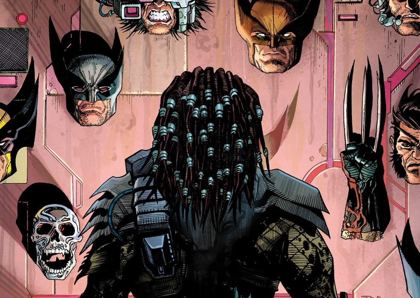 predator trophies wolverine head