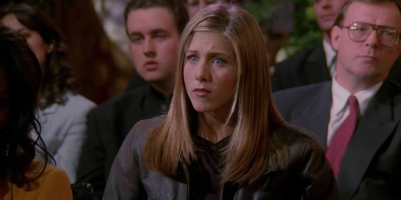 Rachel stunned as Ross says her name at the altar in Friends