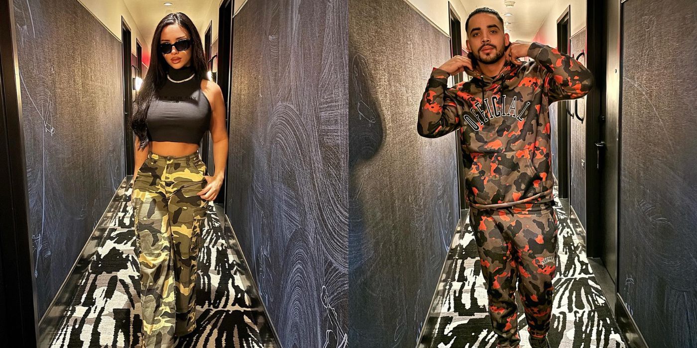 Rob Warne Sophie 90 Day Fiancé season 10 Instagram Post wearing flashy clothing