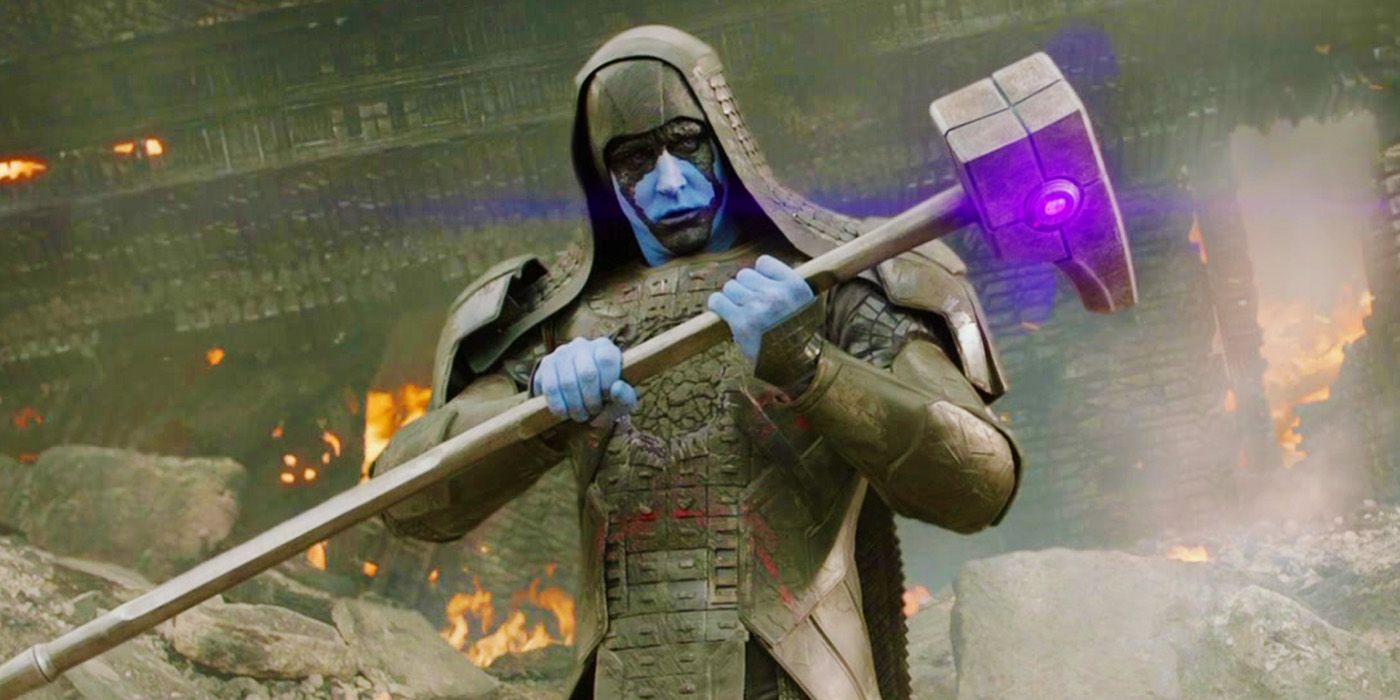 Ronan the Accuser about to wipe out Xandar in Guardians of the Galaxy