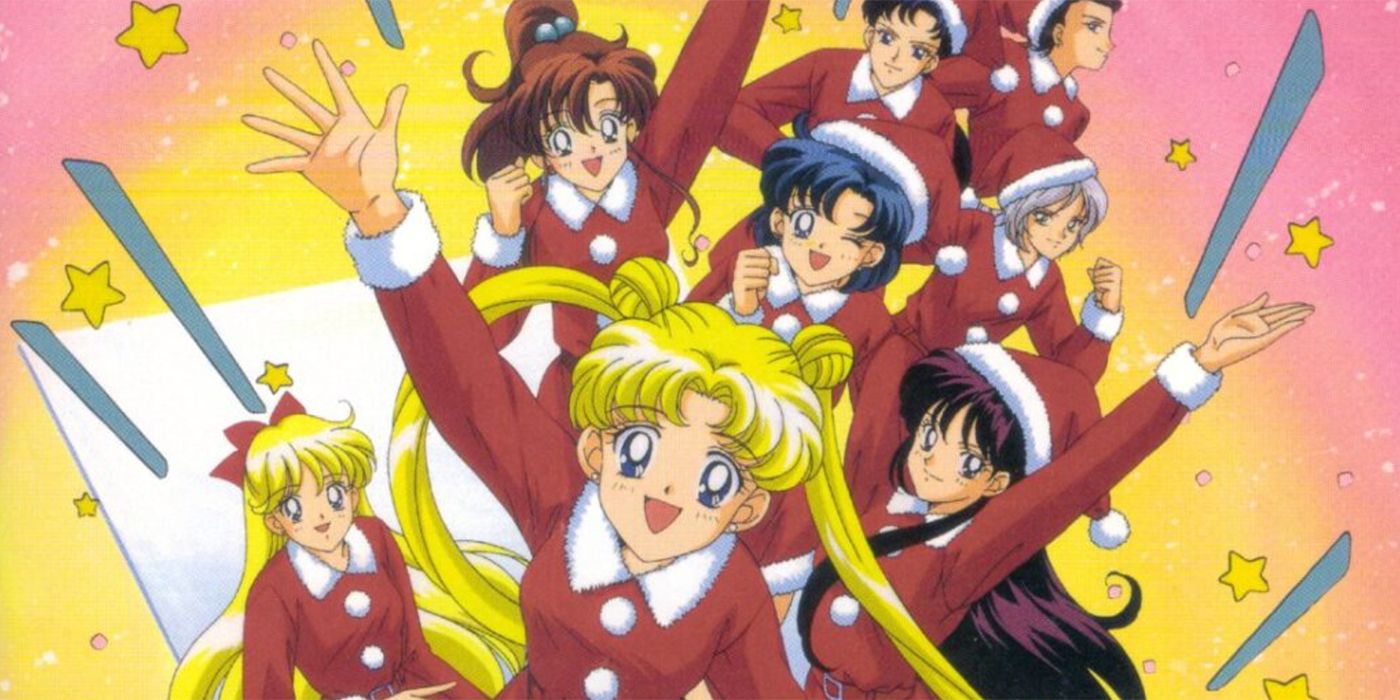 sailor moon characters in christmas outfits