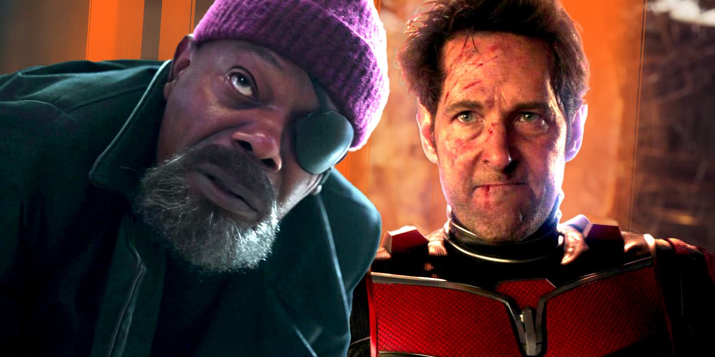 Samuel L. Jackson in Secret Invasion and Paul Rudd in Ant-Man and the Wasp Quantumania