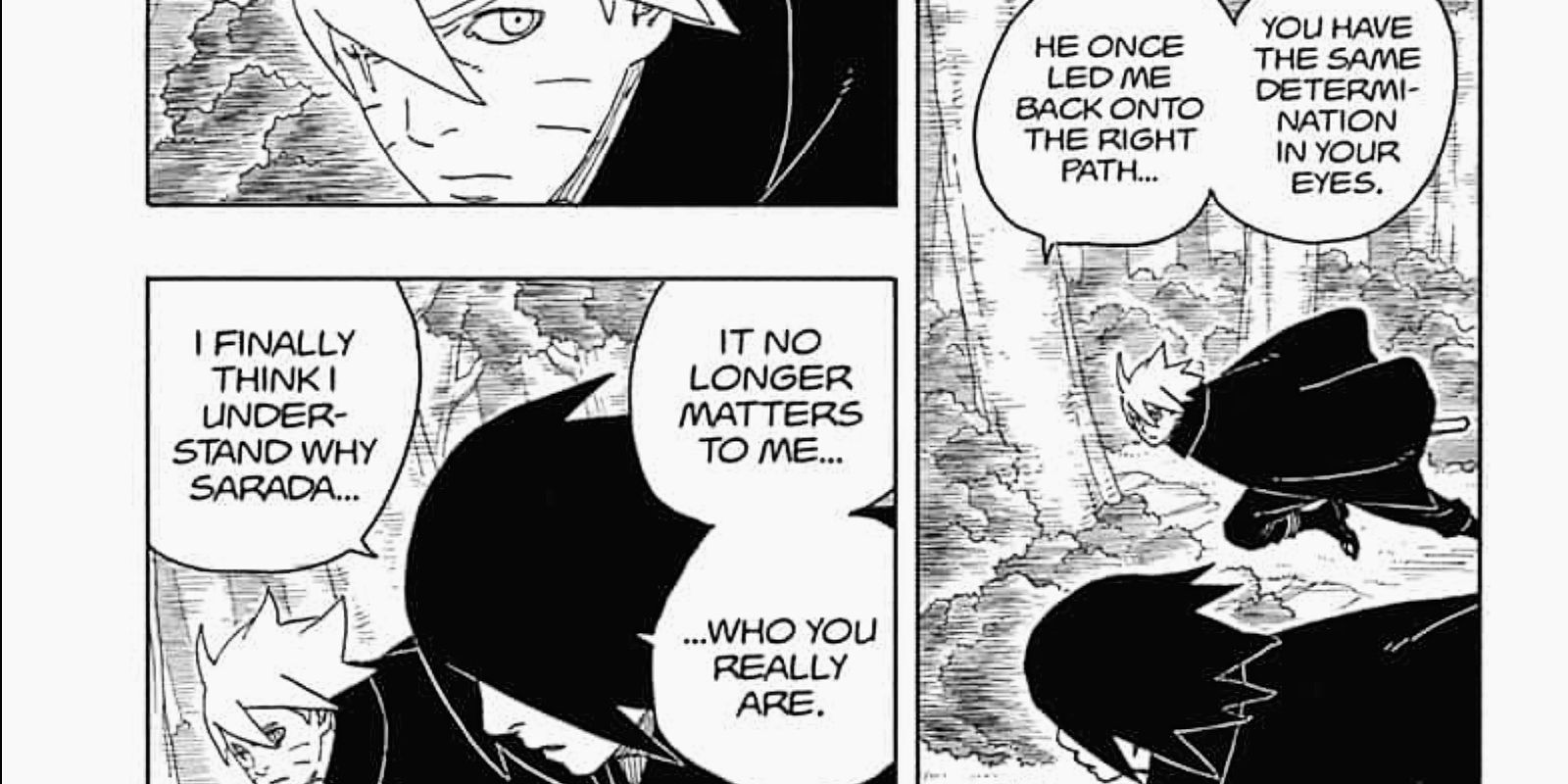 Sasuke tells Boruto about his Dad