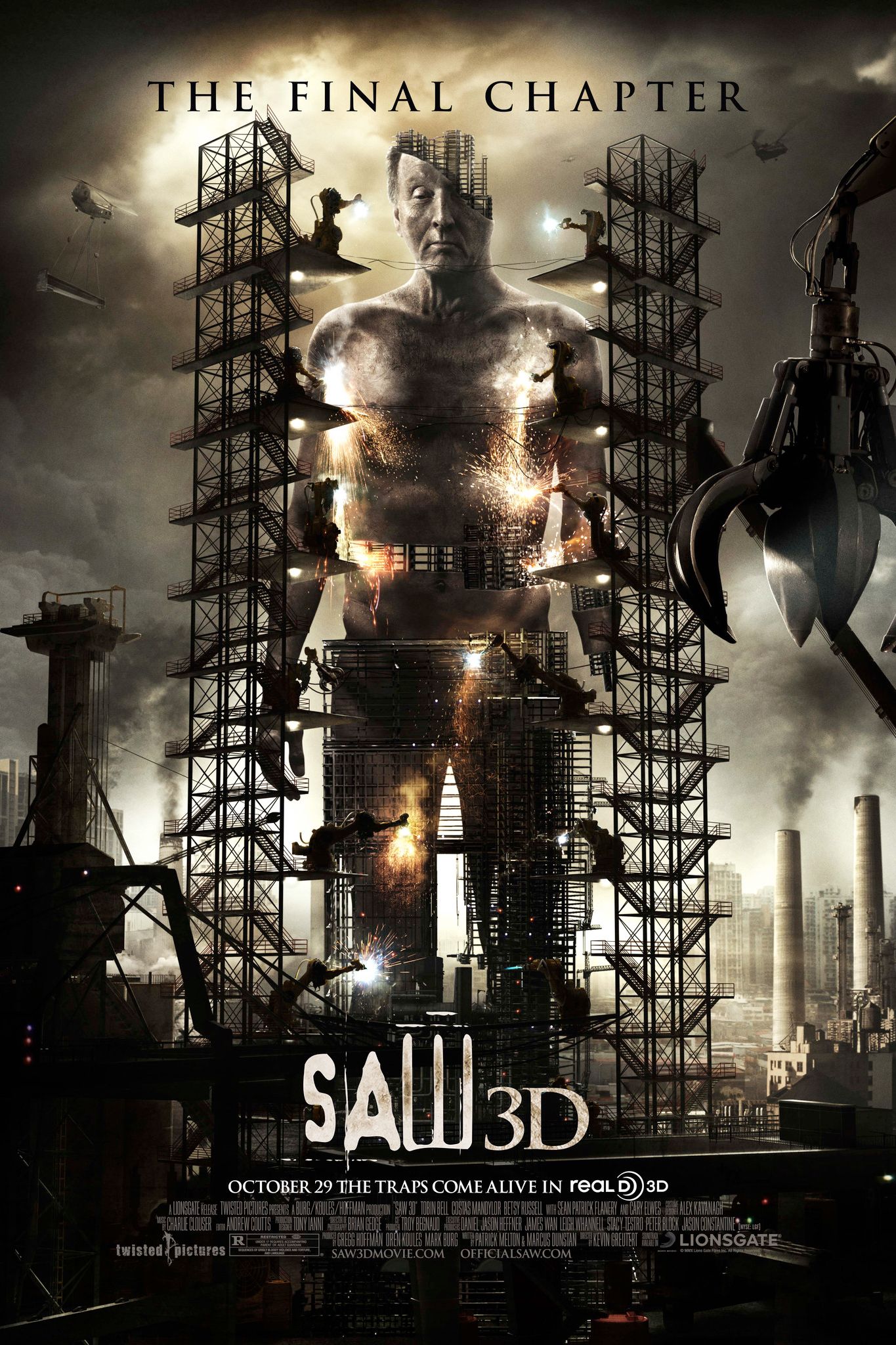 Saw 3D Theatrical Movie Poster