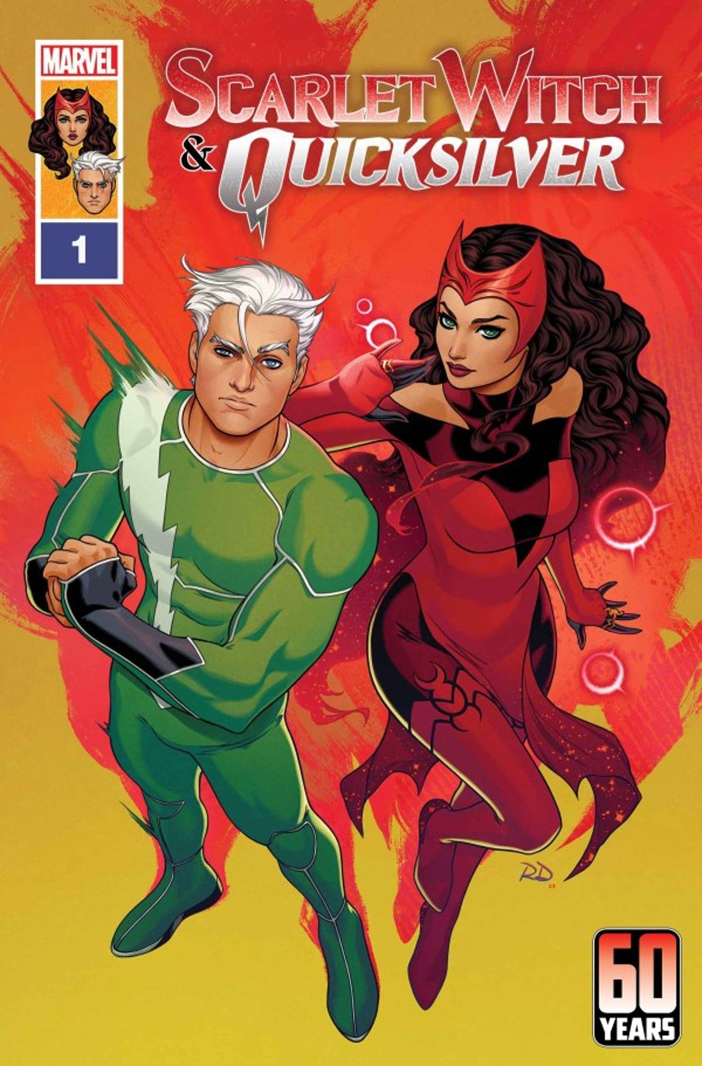 scarlet witch and quicksilver cover 1