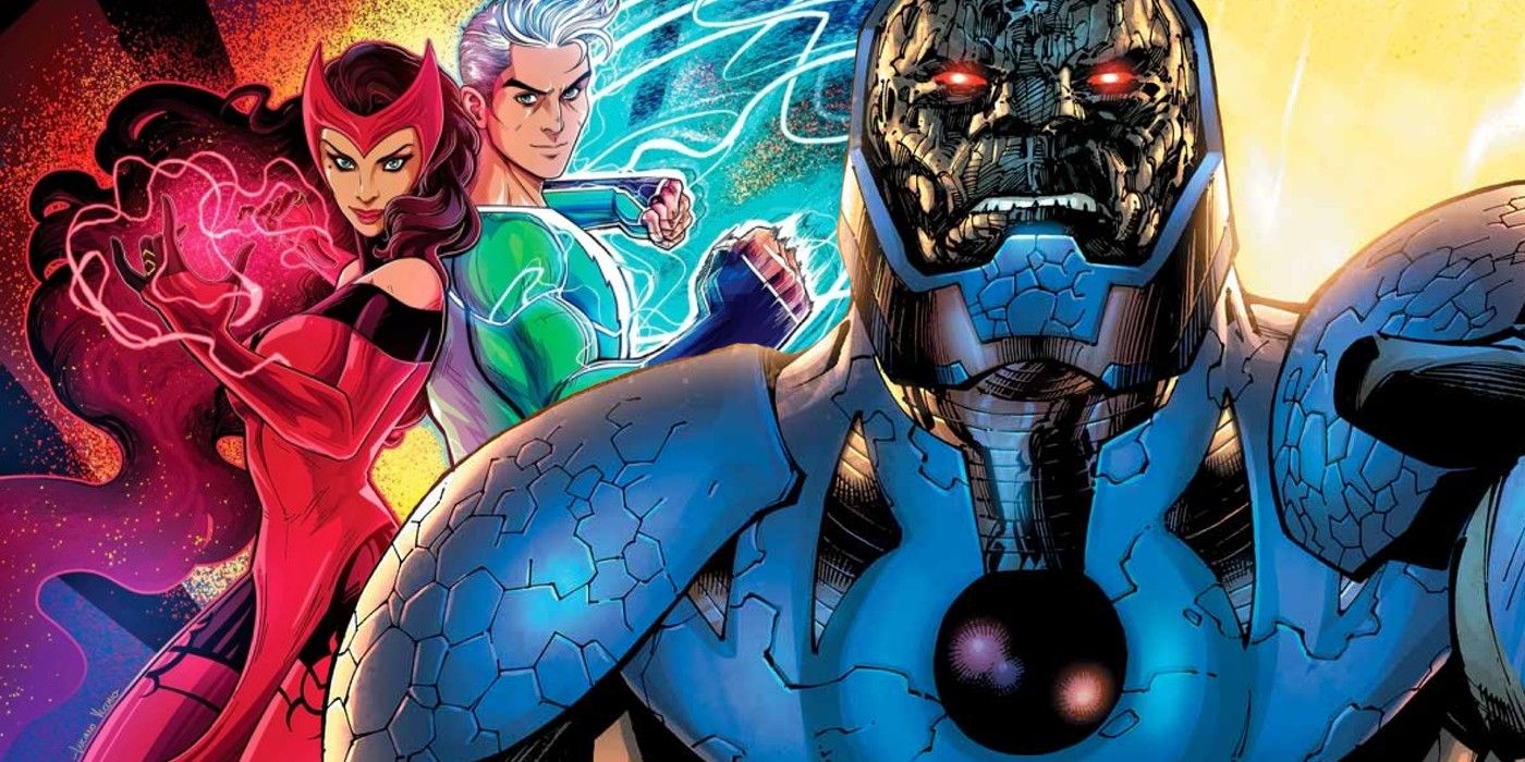 scarlet witch and quicksilver vs darkseid