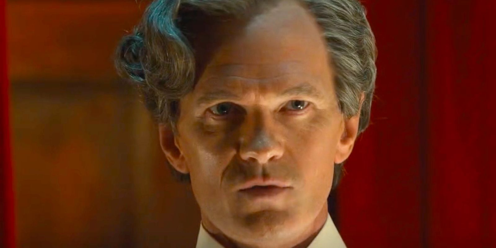 Neil Patrick Harris as The Toymaker looking serious in Doctor Who 60th anniversary special The Giggle.
