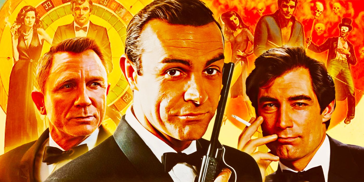 Sean Connery Daniel Craig and Timothy Dalton as James Bond