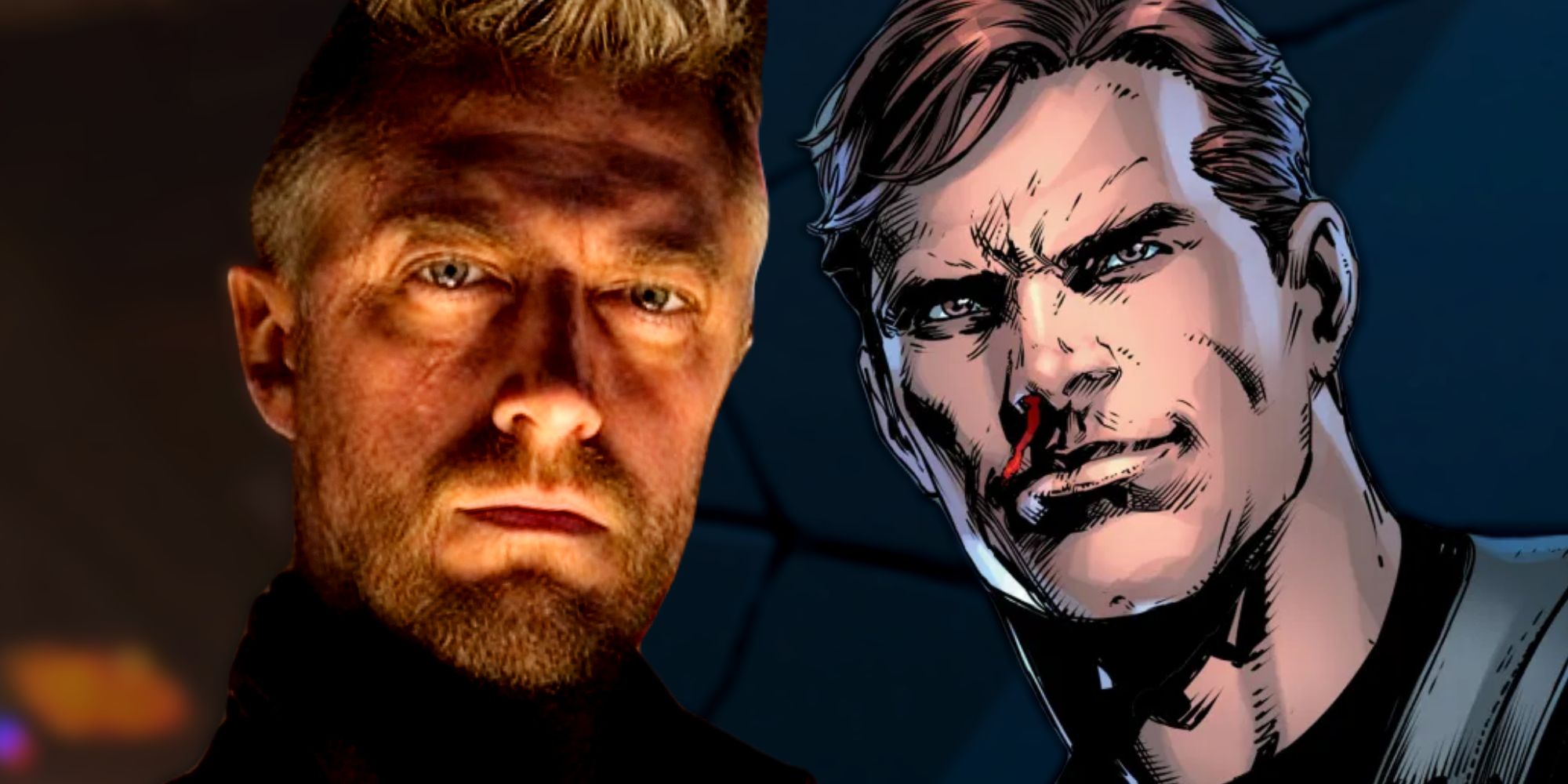 Sean Gunn as Kraglin in Guardians of the Galaxy and Maxwell Lord in DC Comics