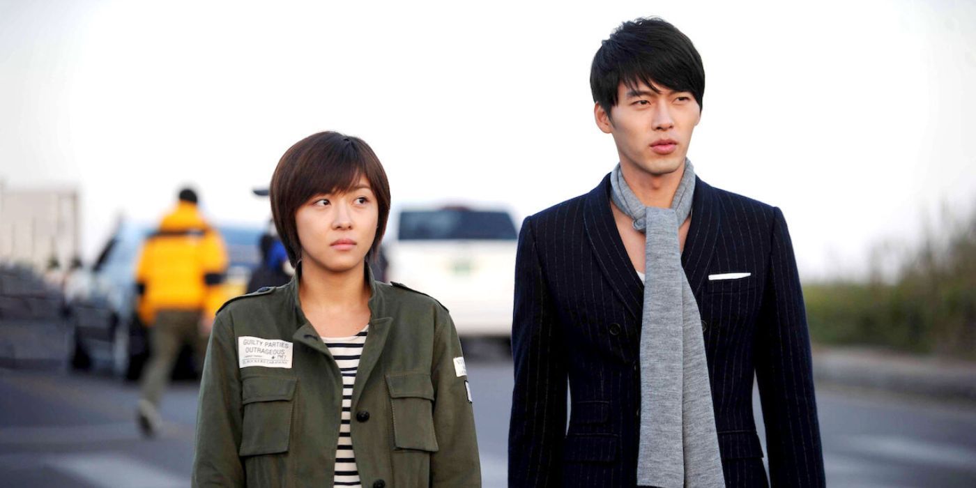 Ha Ji-won as Gil Ra-in and Hyun Bin as Kim Joo-won in Secret Garden