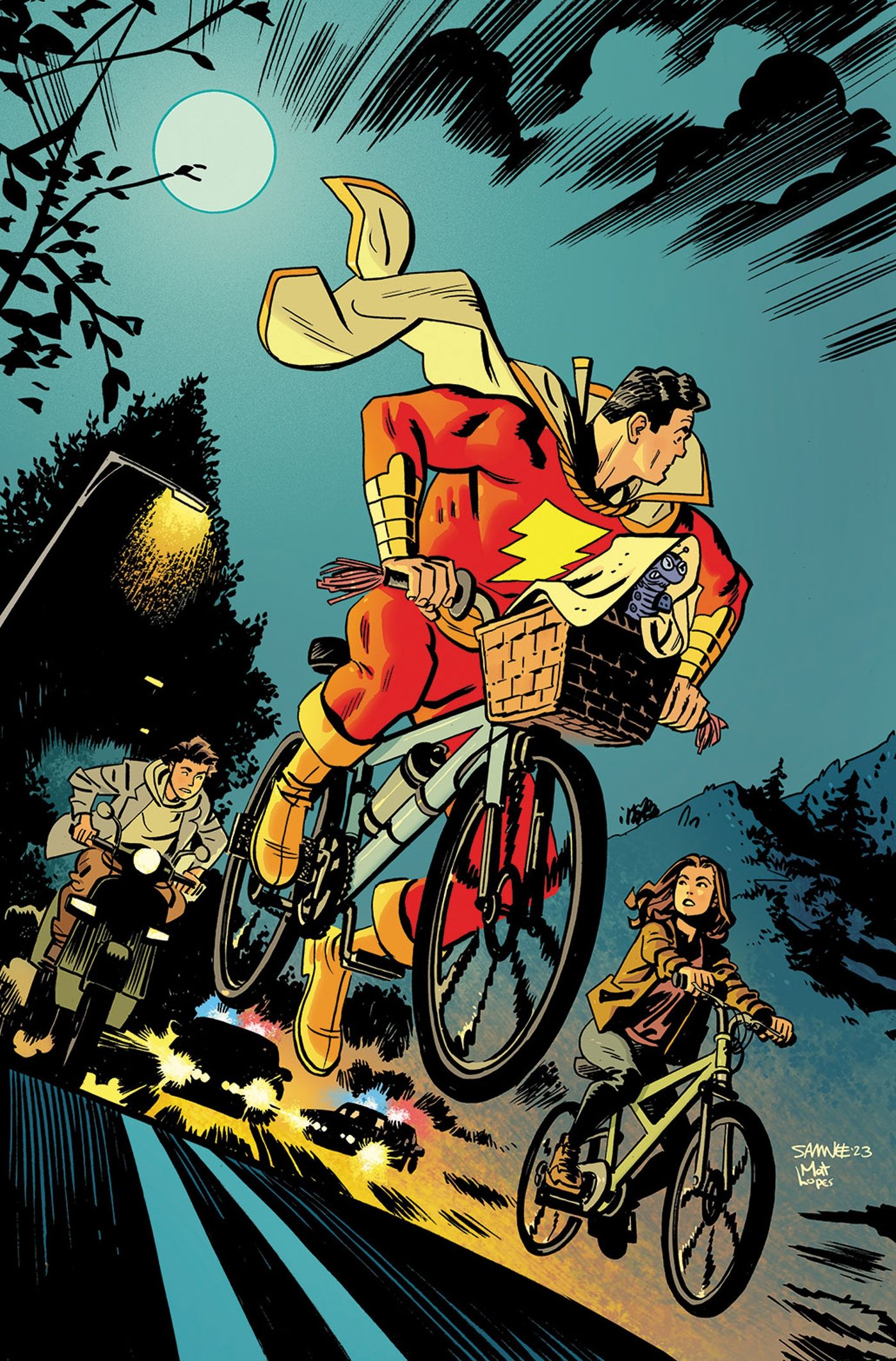 Shazam Family Meets E.T. in a Perfect Spielberg Homage Cover
