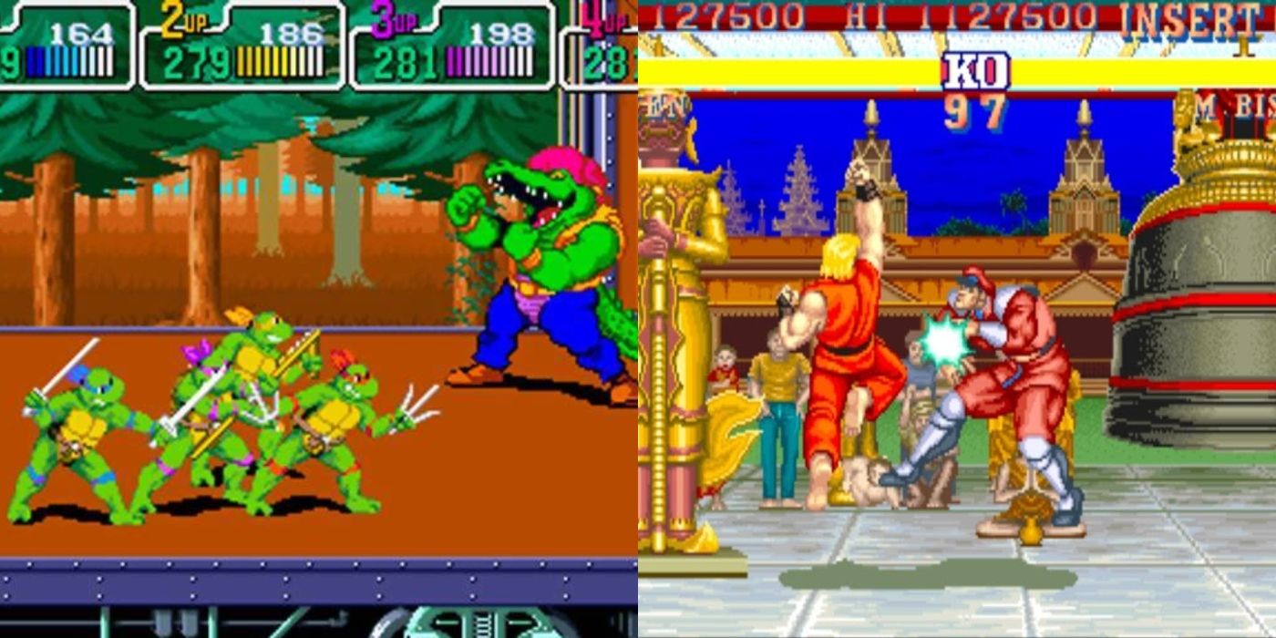 TMNT: Turtles in Time &amp; Street Fighter II.