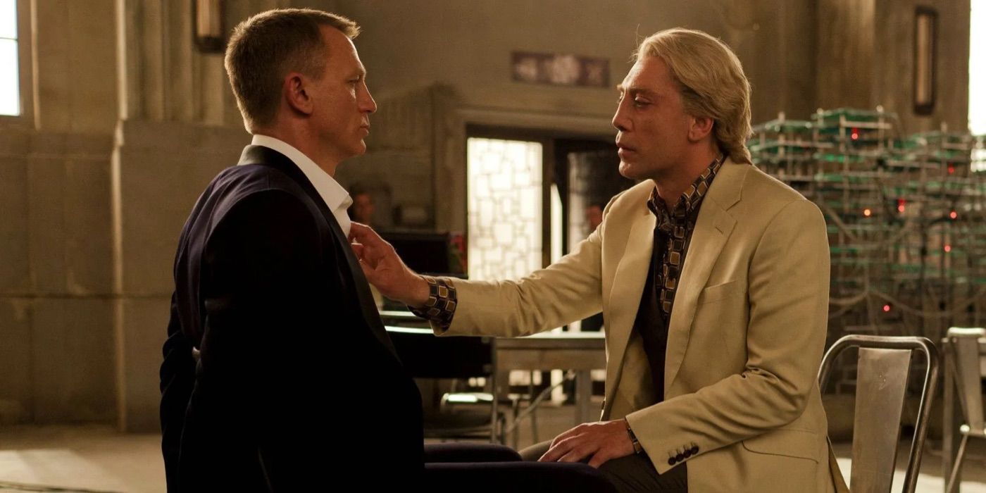 Raoul Silva and James Bond Come Face-to-Face in Skyfall