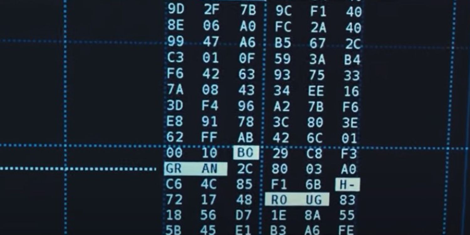 Uma visualização dramática de hacking em Skyfall