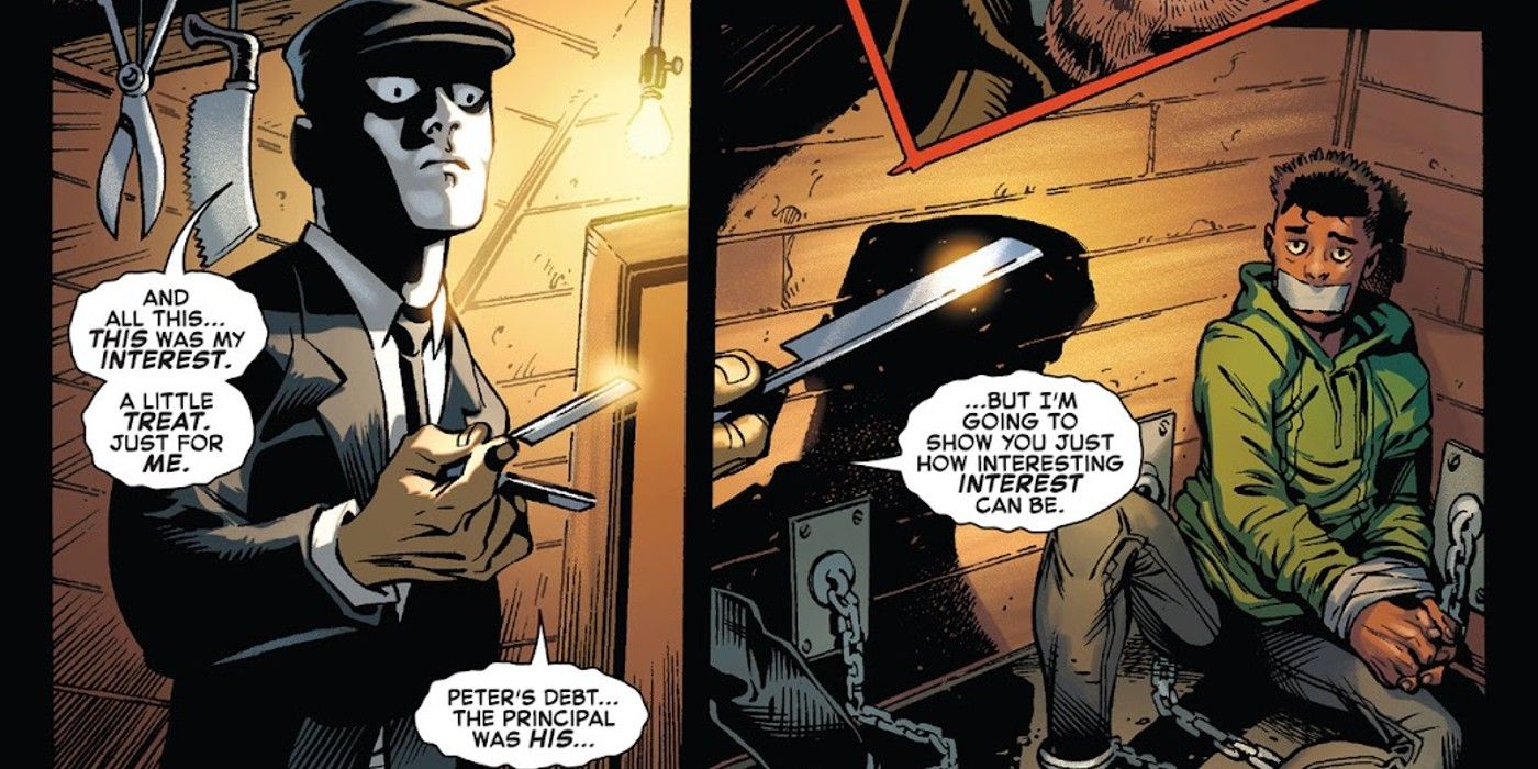 Spider-Man villain Re-Po collects Peter Parker&rsquo;s debt interest by attempting to kill Randy Robertson