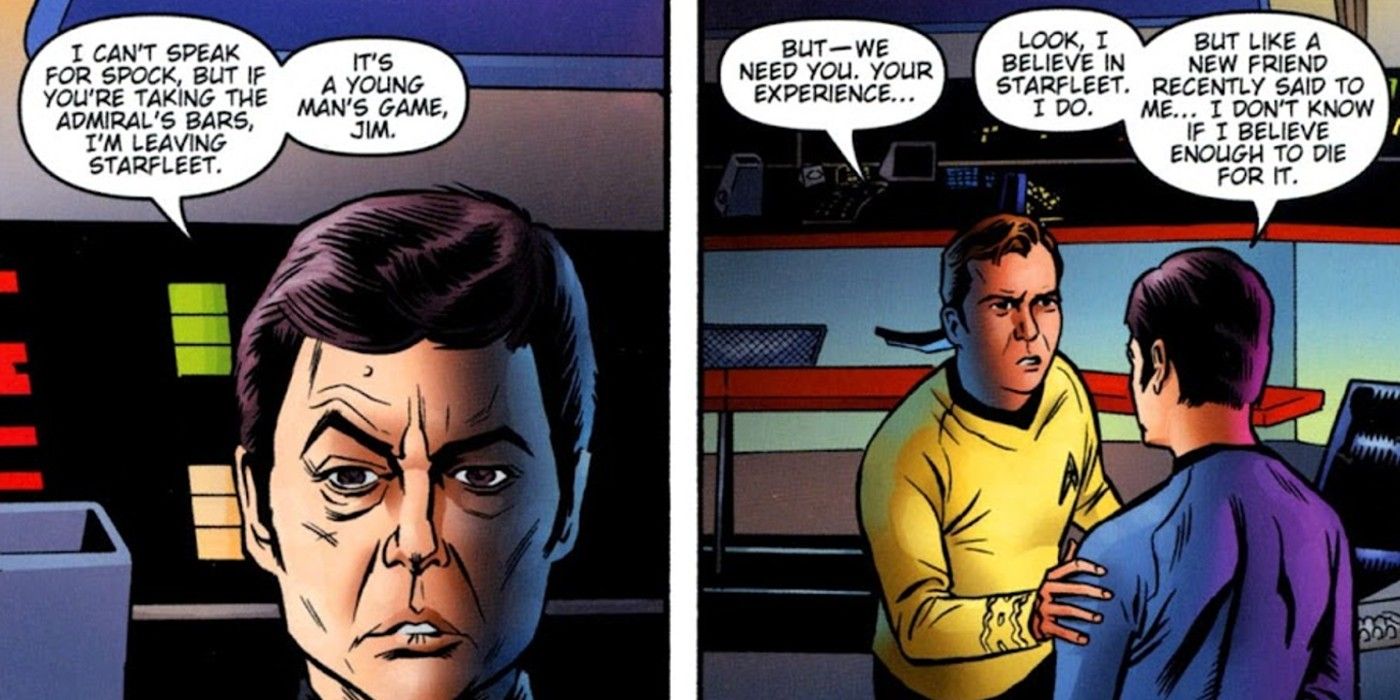 Doctor McCoy resigns from Starfleet