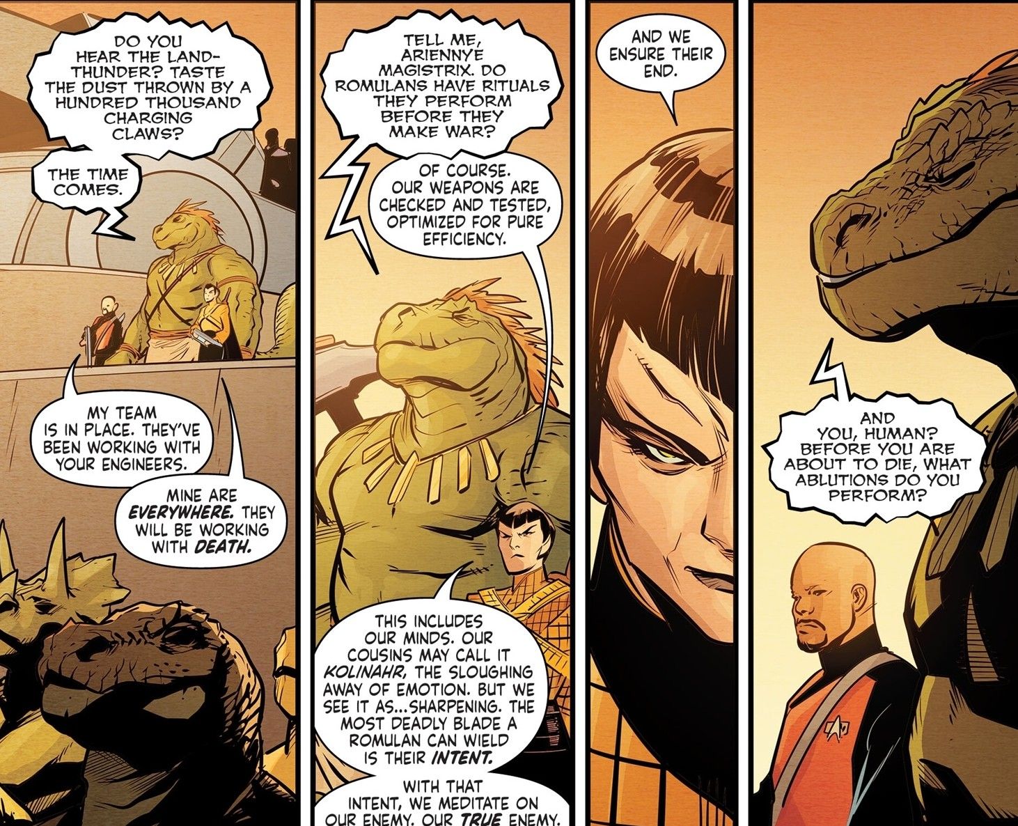 The Romulans have their own version of Kolinahr