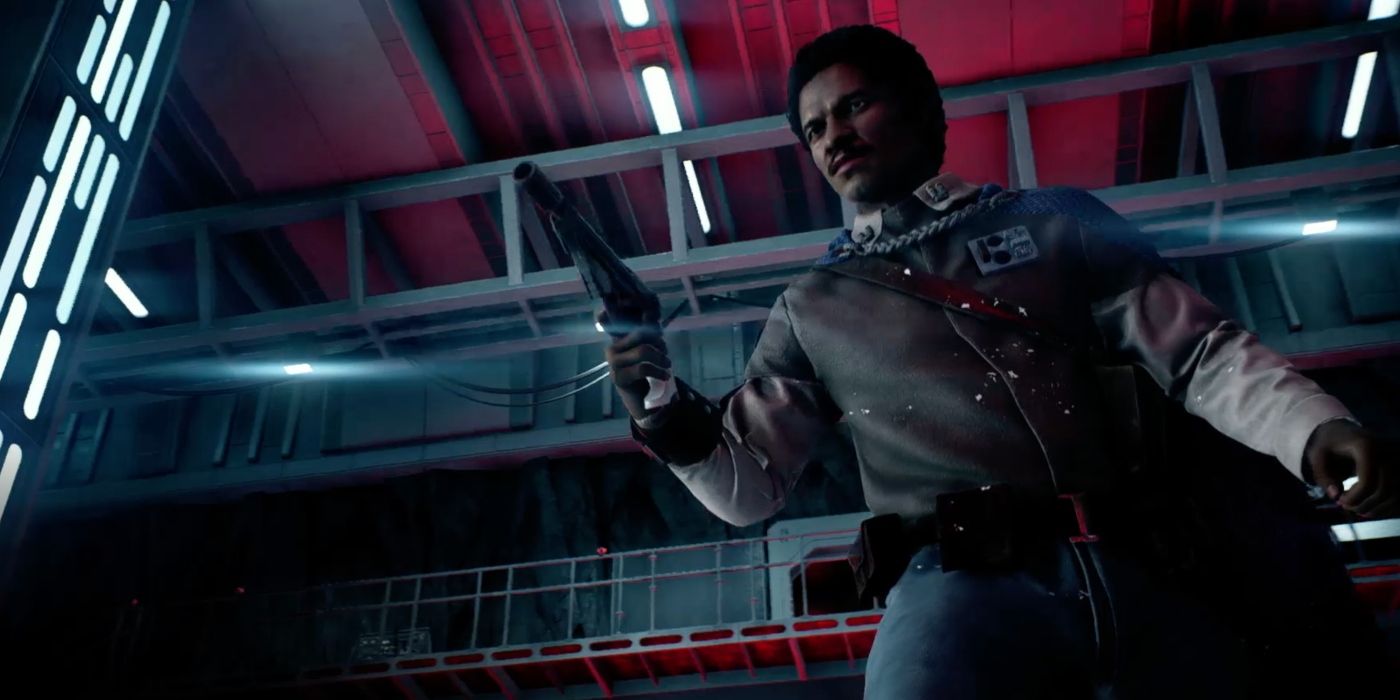 Star Wars' Lando Calrissian from Battlefront II.