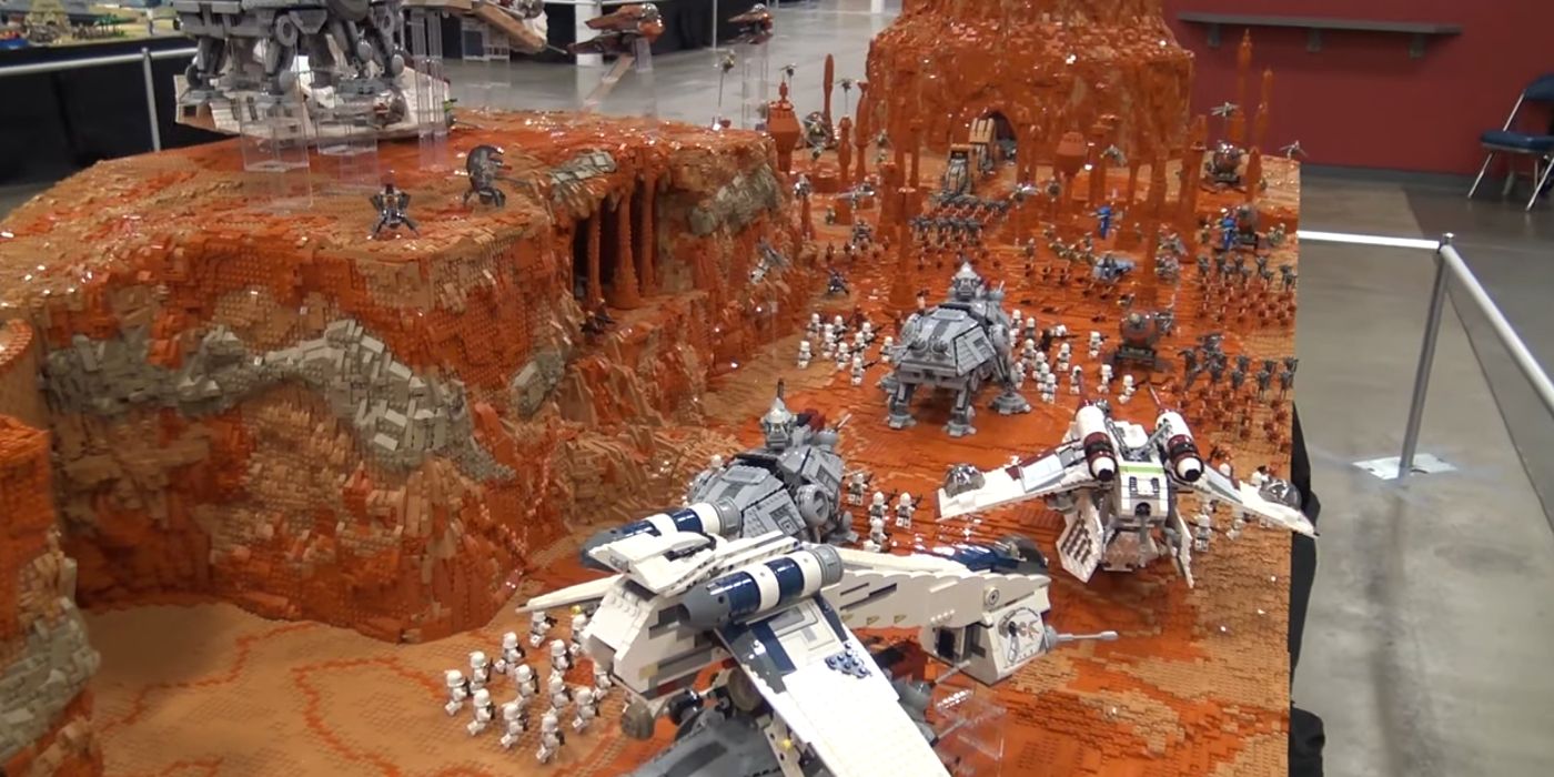 Star Wars LEGO Battle of Geonosis MOC