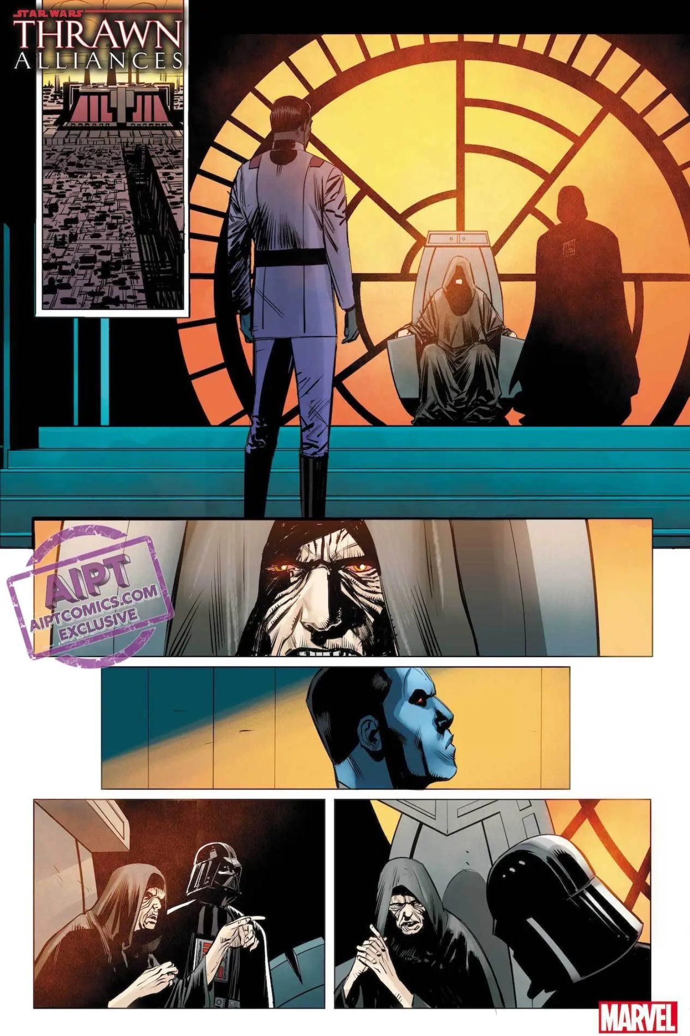 Star Wars: Thrawn Alliances #1 Preview page 2. 
