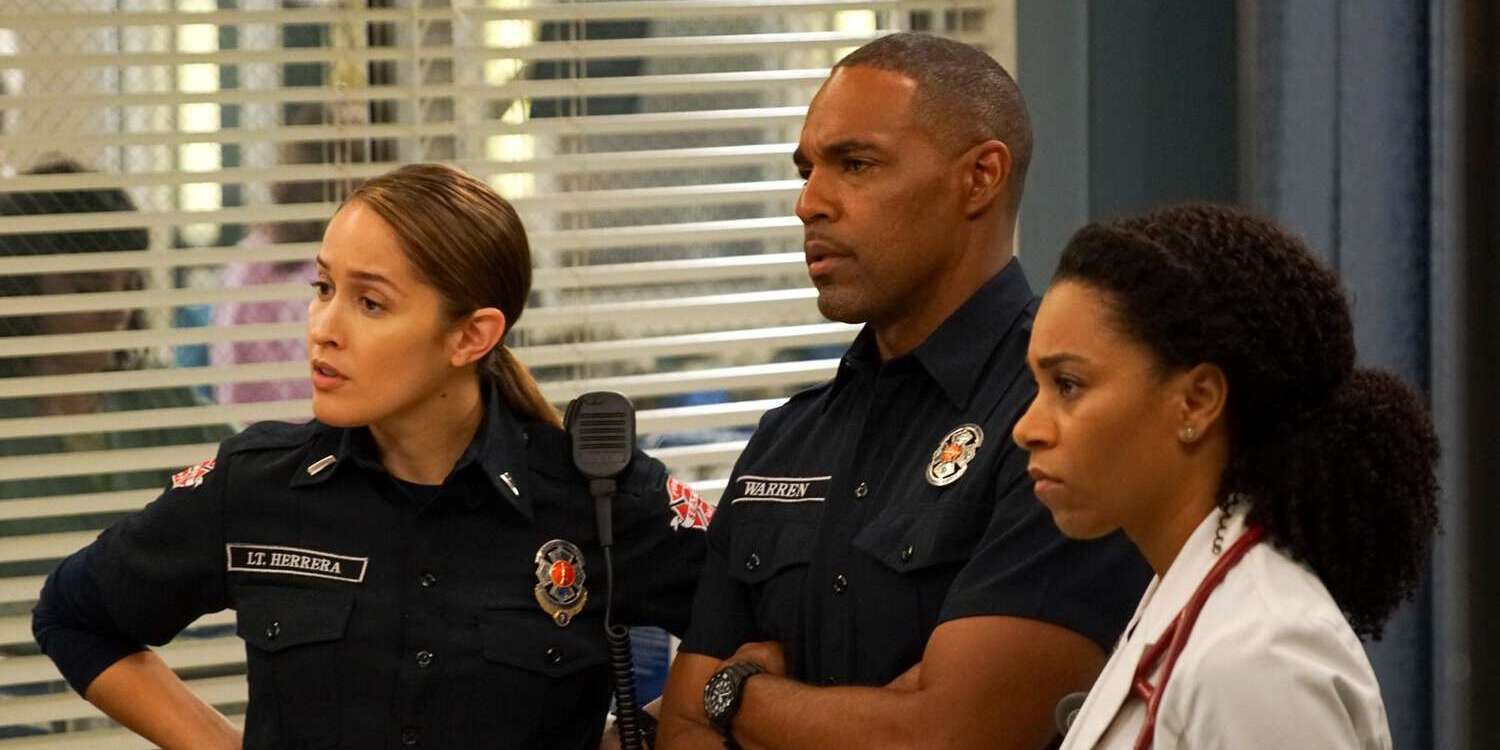 Andy, Ben & Maggie At Grey Sloan Hospital In Station 19 Grey's Anatomy Crossover.jpg