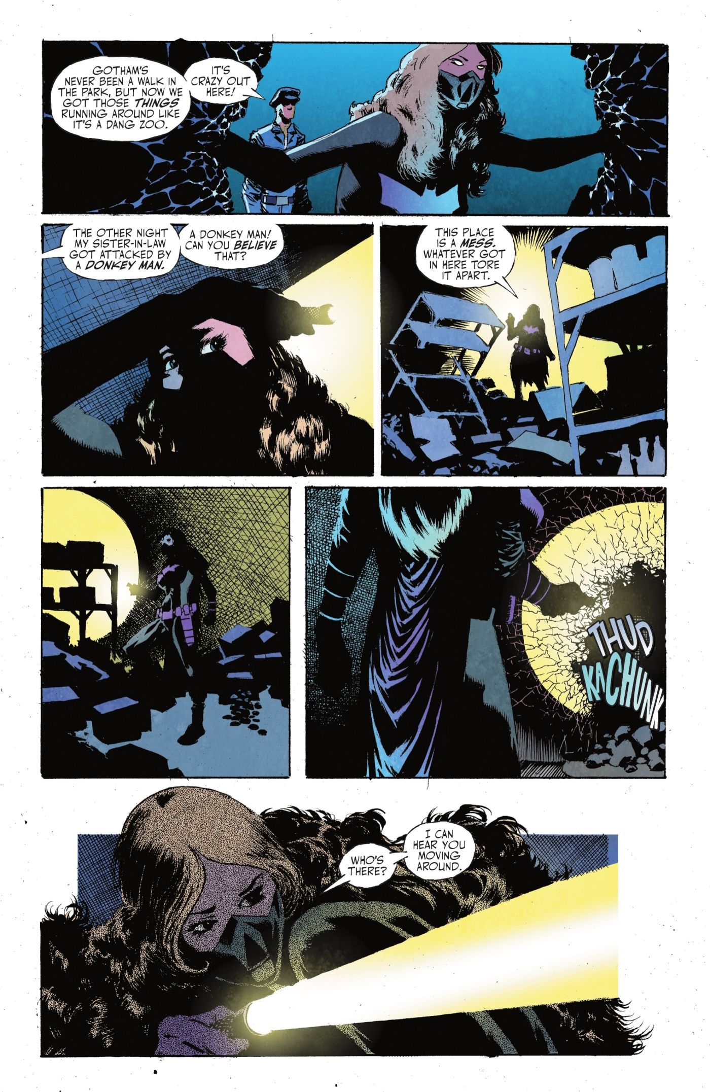 Stephanie Brown Investigates A Warehouse