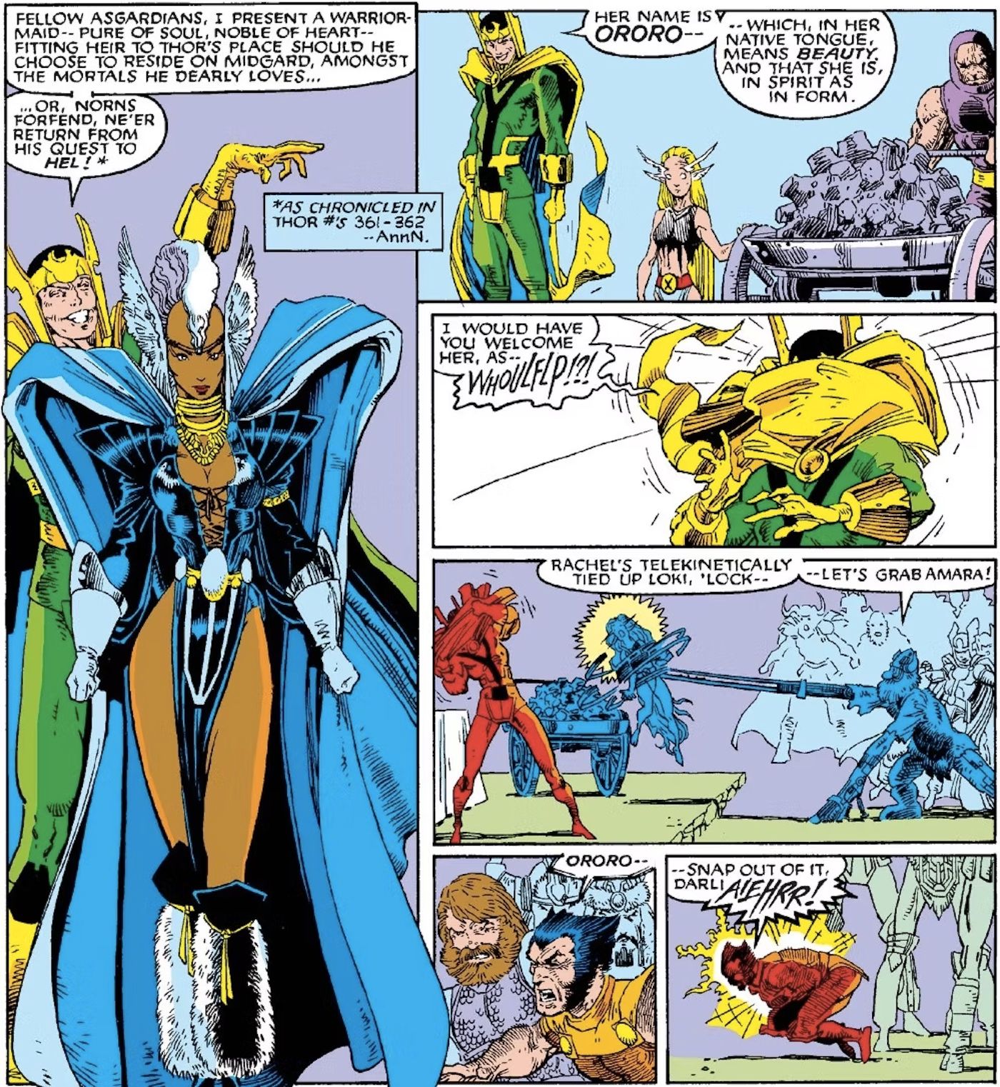 Original Asgardian Storm design