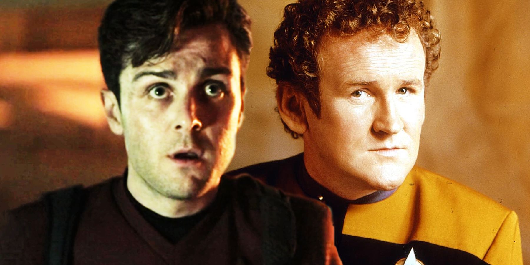 A young Scotty and Chief O&rsquo;Brien