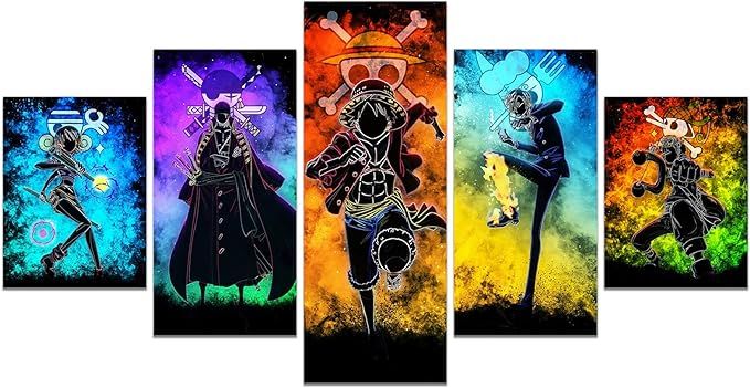 Straw Hat Gang Wall Art