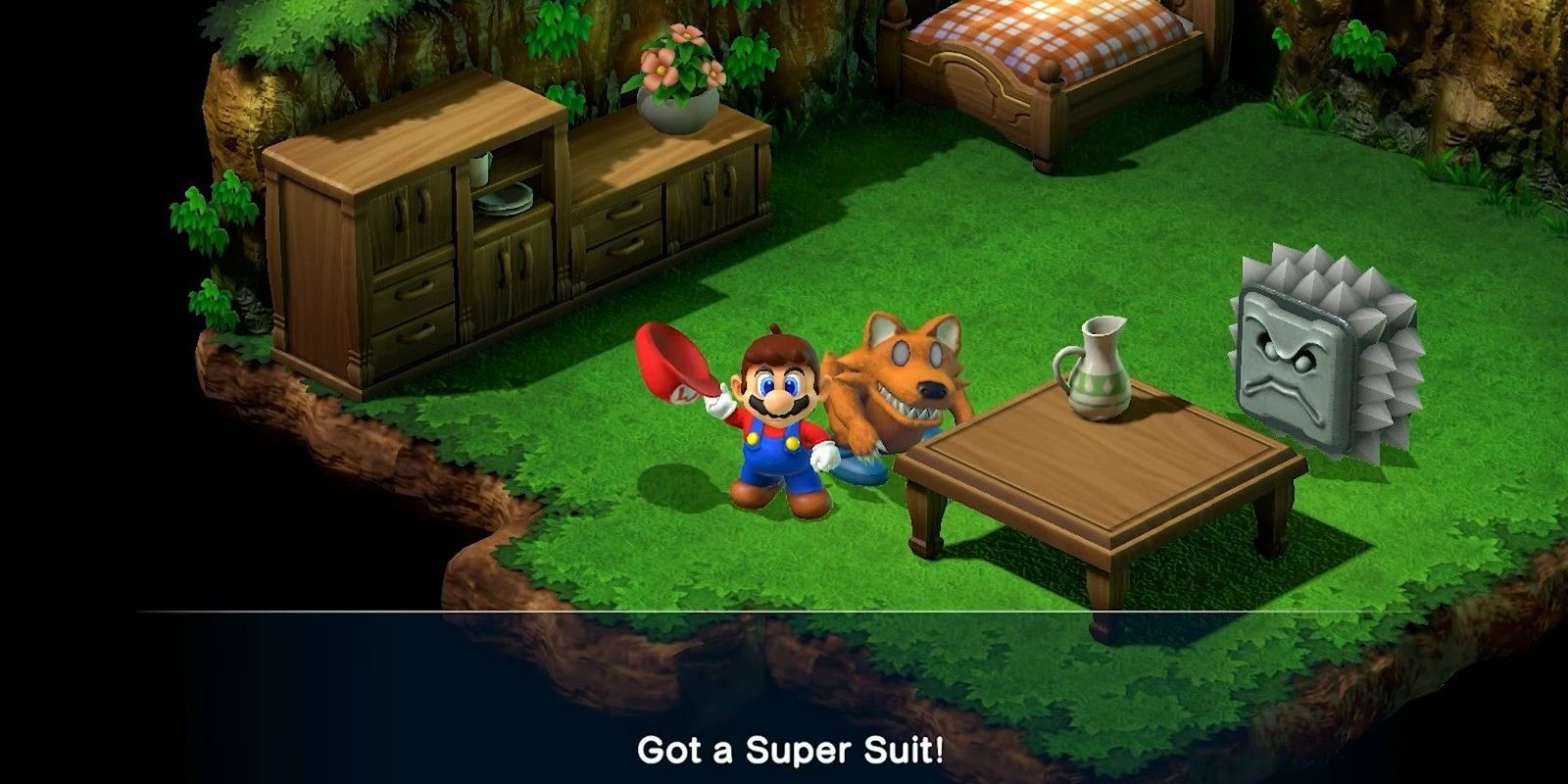 Getting the Super Suit in Super Mario RPG​​​​​​​.
